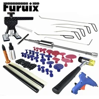 rods kits paintless dent repair removal puller tools push rods spring steel tail set car dent hand tools set