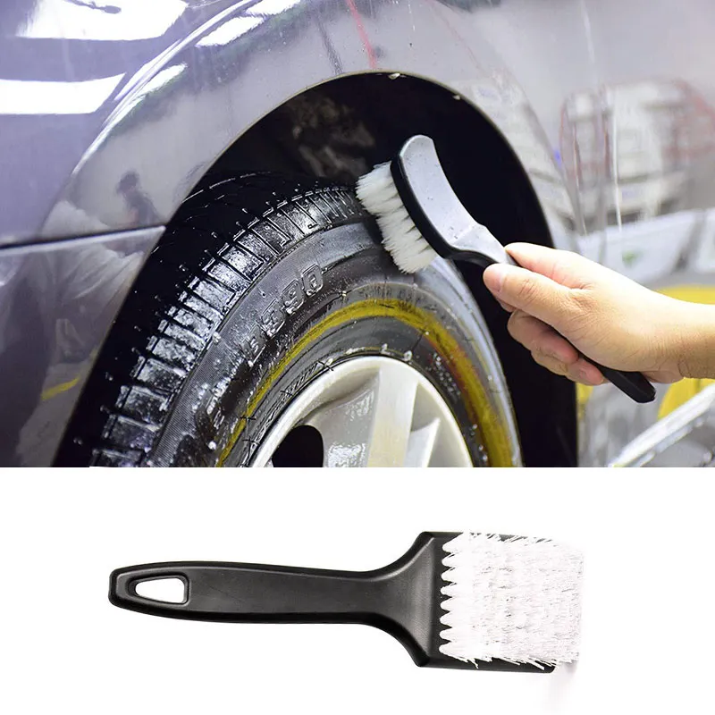 

2020 Universal Tire Rims Brush Car Wheel Rub For Details Special PP Silk Brush Cleaner Car Cleaning Car Accessory Tool