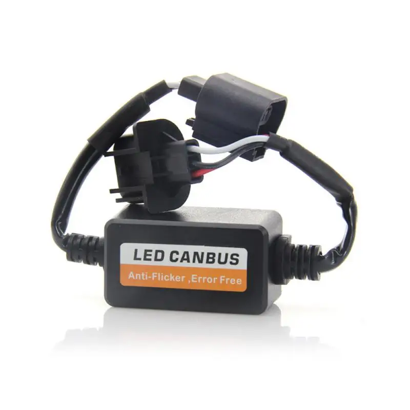 1Pc Car Error Canceller LED Decoder DC 12V Canbus Free Wiring Canceller Decoder Light  for H1 H4 H7 9005 9006 9012