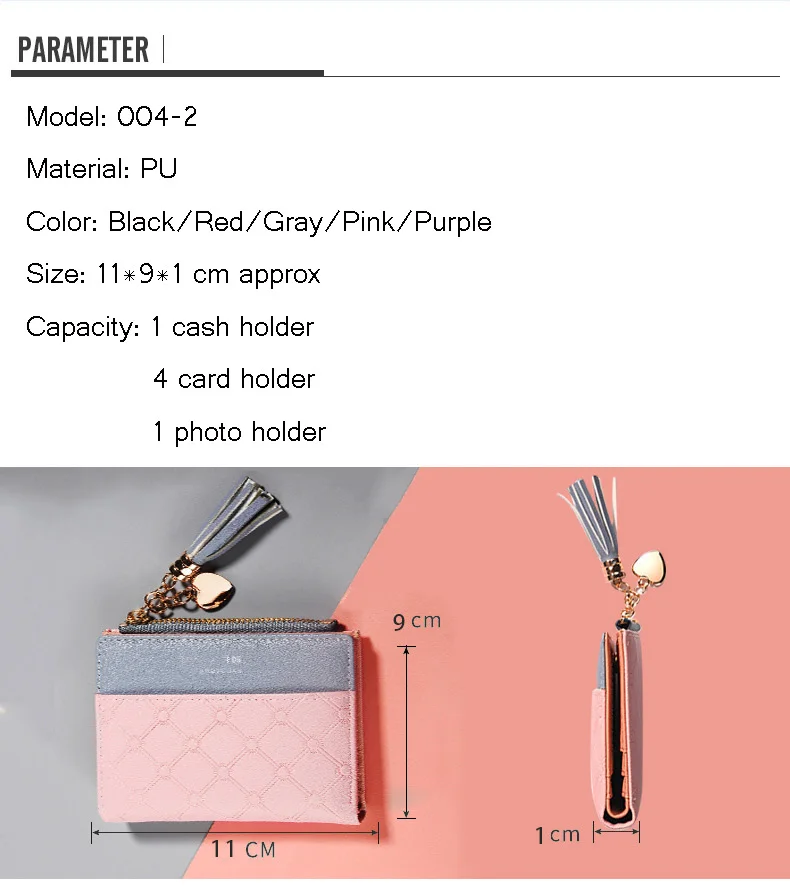 Кожаный маленький кошелек женские роскошные Брендовые мини кошельки женский