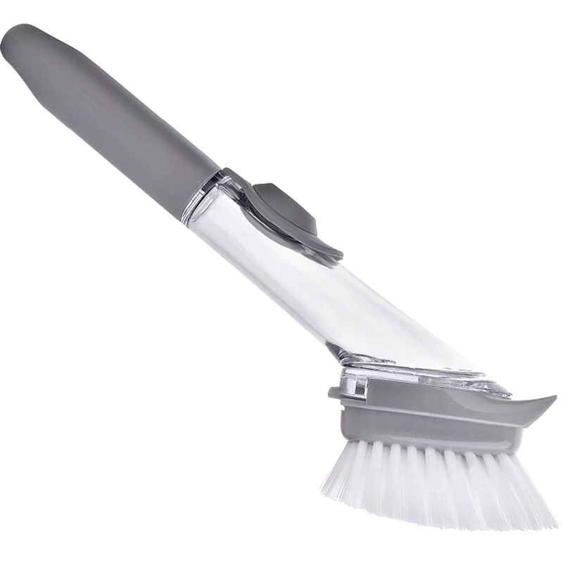 

Kitchen Brush Pot Tool Non-stick Oil Cleaning Brush Sponge Automatic Liquid Adding Decontamination Pot Washing Brush