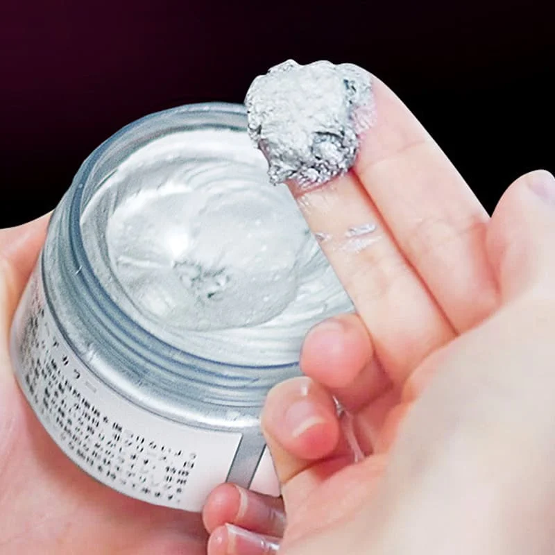 

Trendy Color Hair Wax Dye Styling Pomade Silver Grandma Grey Disposable Natural Hair Strong Gel Cream Hair Dye for Women Men