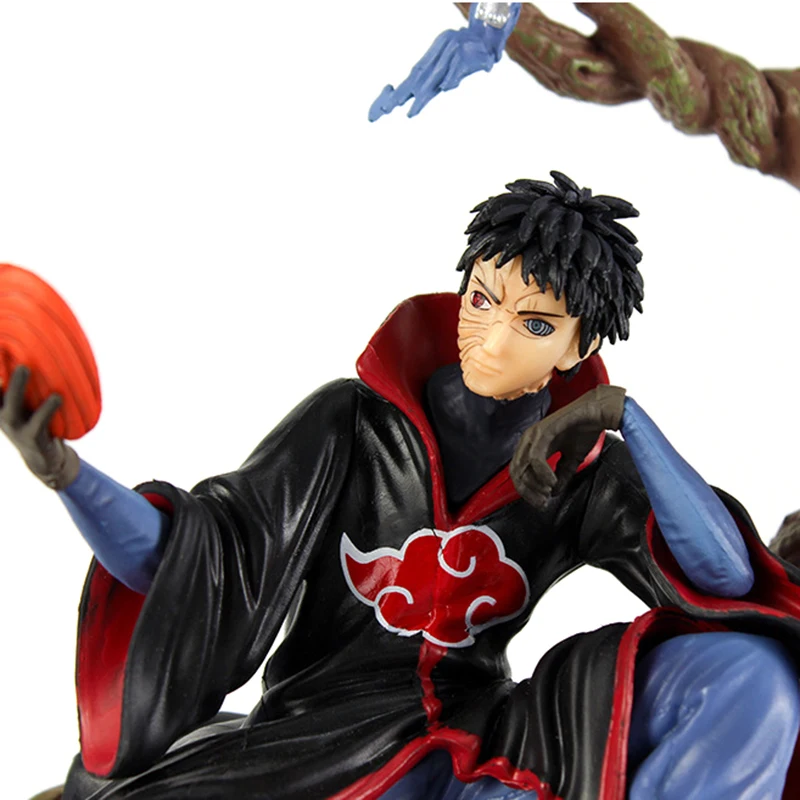 

Naruto Shippuden Anime Action Figures Uchiha Obito Model 32CM PVC Statue Akatsuki Oversized Desktop Collectible Toys Gift Figma