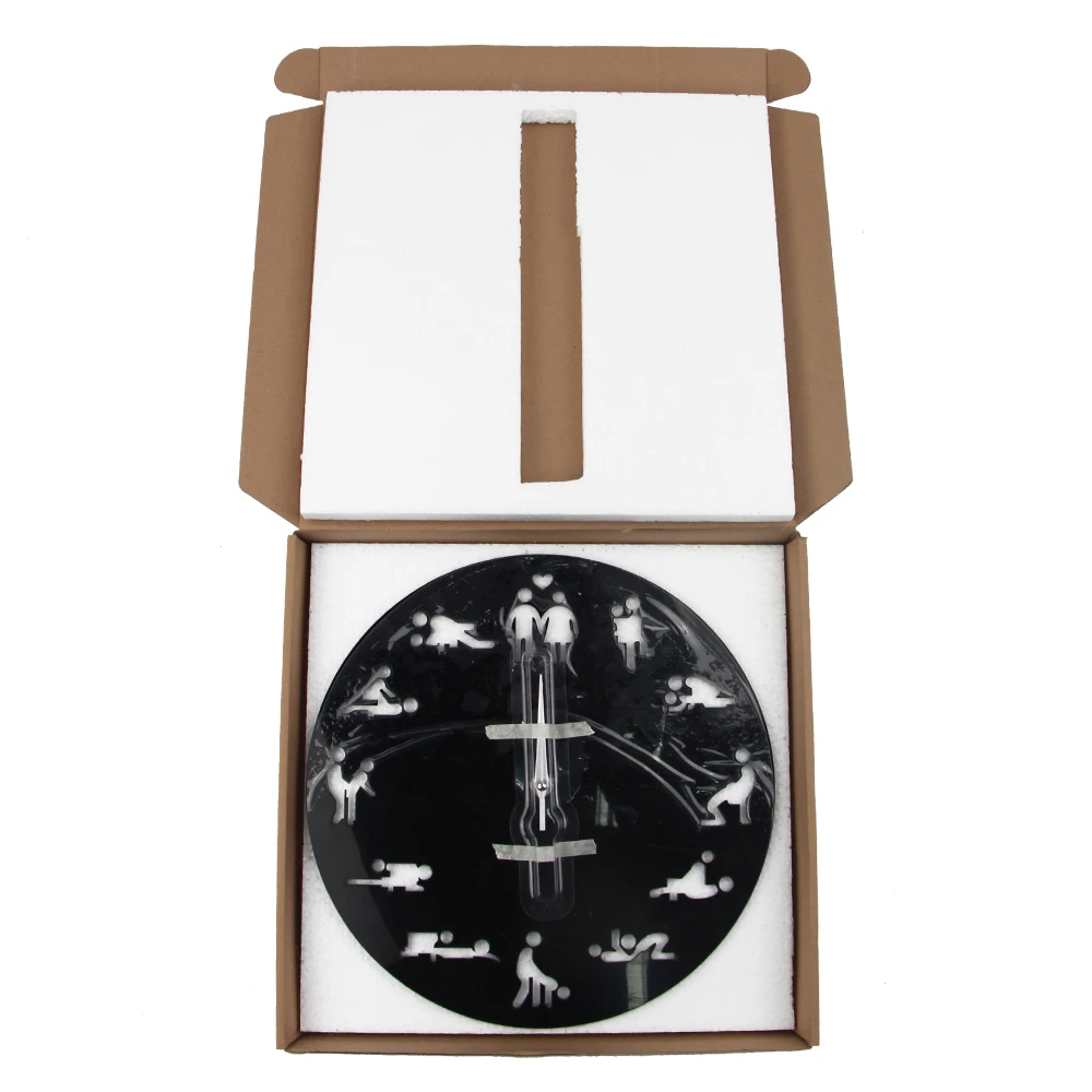 

New Acrylic Wall Clock Modern Design Mute Wall Clock for Bedroom Wall Decor Silent Make Love Watch Wedding Gift Wall Clocks