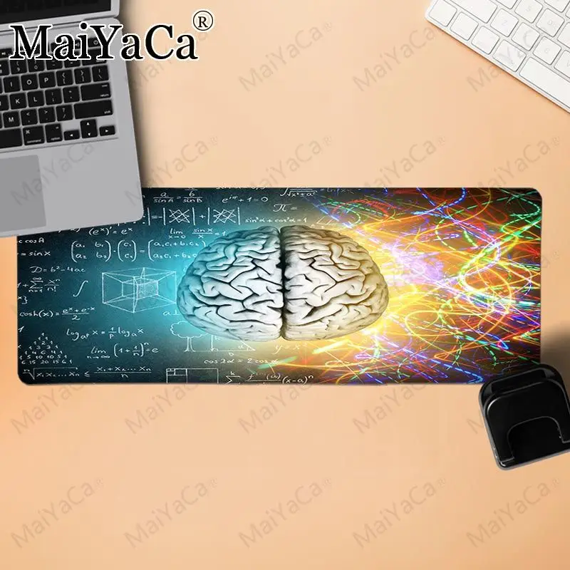 

Left Right Brain gamer play mats Mousepad Comfort Mouse Mat Gaming MousepadSize for 40x90cm 30x60cm 30x80cm