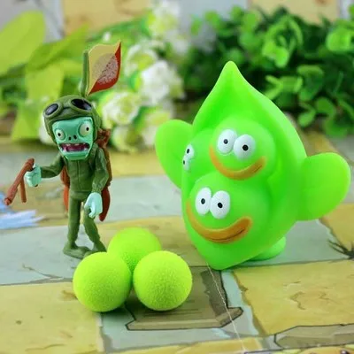 9 PVZ Растения против Зомби Peashooter фигурка аниме модель игрушки подарки игрушки для детей Высокое качество Запуск мягкие растения - Цвет: 9