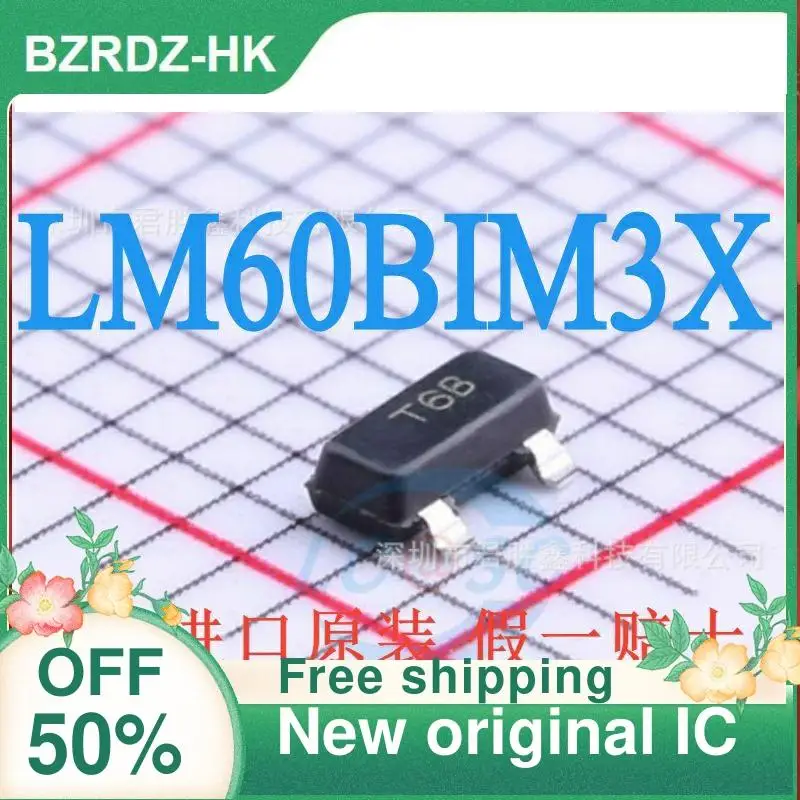 

5 шт./лот LM60BIM3X LM60BIM3 SOT-23 T6B новый оригинальный IC
