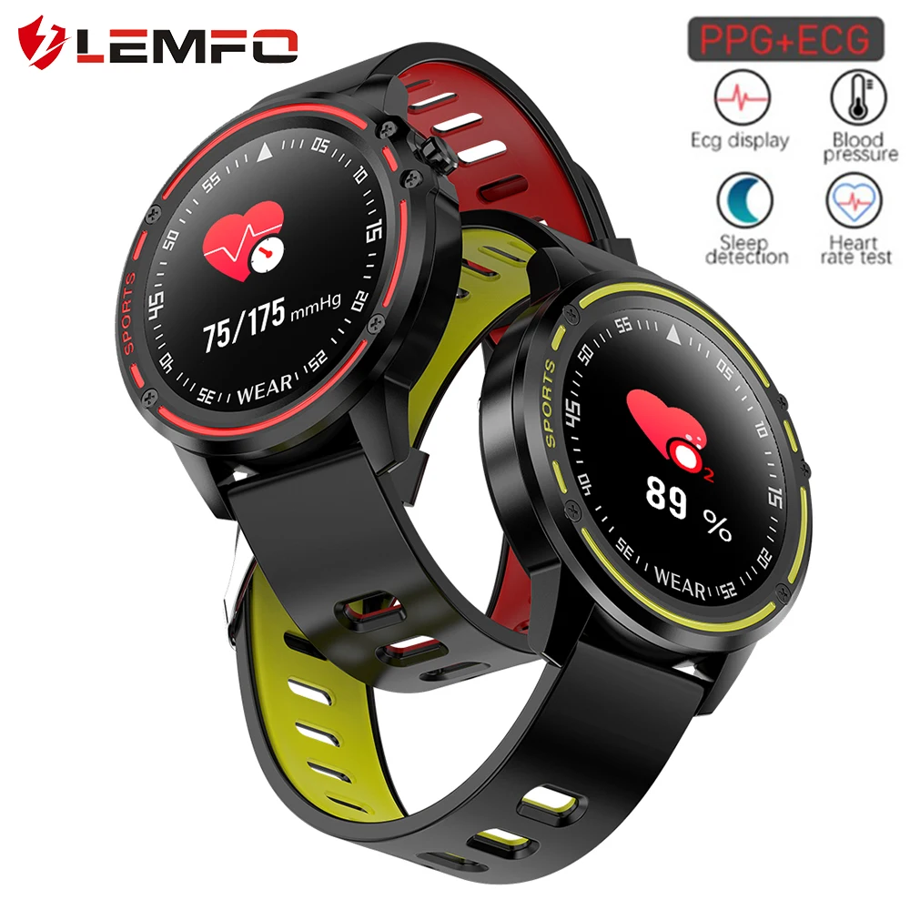 LEMFO ECG+ PPG Смарт-часы для мужчин несколько спортивных смарт-часов Ip68 фитнес-браслет здоровье трекер 320 мАч bluetooth спортивные часы