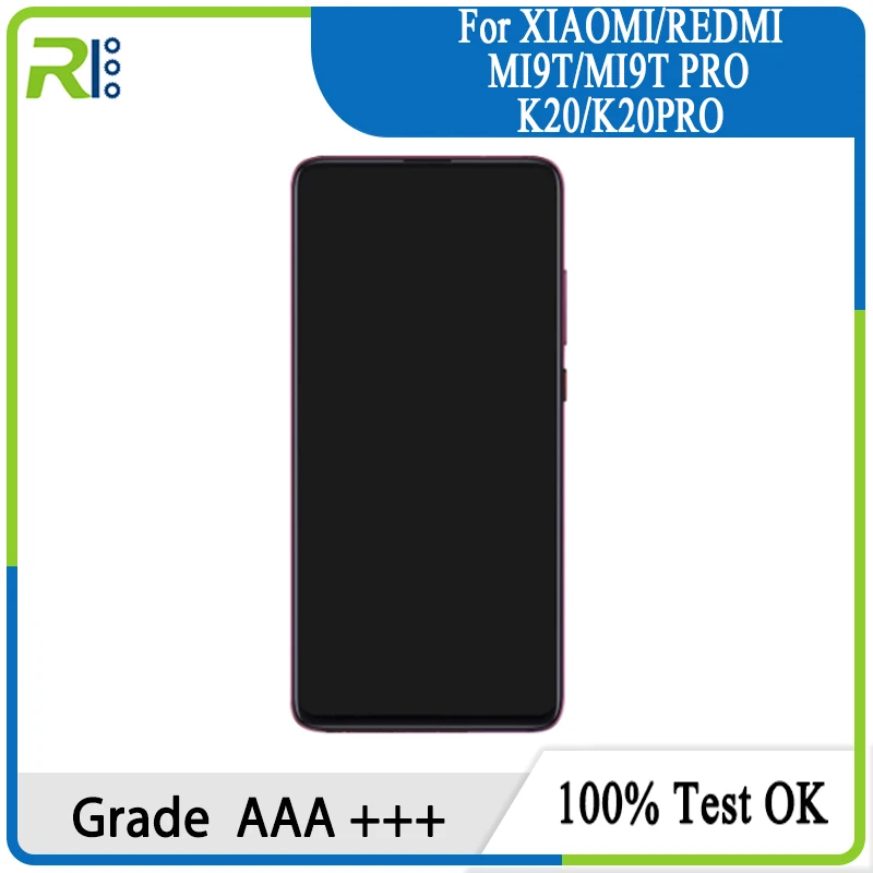 

Amoled Screen Display For Xiaomi Mi 9T Touchscreen Fingerprint Storage Unlock No Dead Pixels LCD For Mi9T