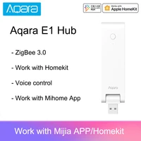 2021 newest aqara e1 hub gateway with zigbee 3 0 remote control home work mijia app homekit whole house smart home system