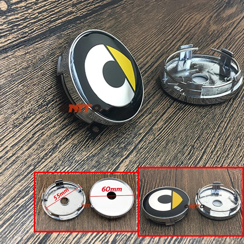 20 шт. хром черная смарт-эмблема автомобиля значок колпачки для центра колеса