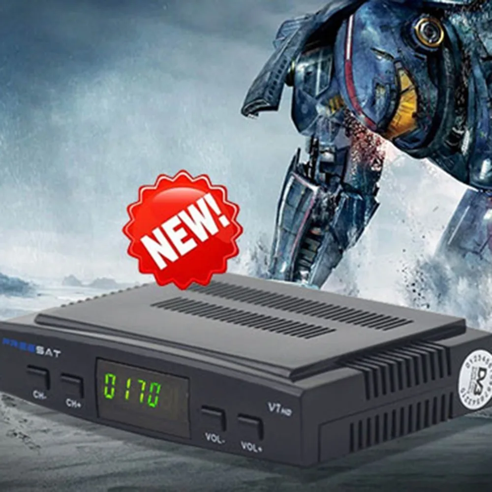 Freesat V7 спутниковый HD декодер приемник Full 1080P+ 1 шт. профессиональный HD DVB-S2+ USB WiFi ТВ набор стабильный сигнал