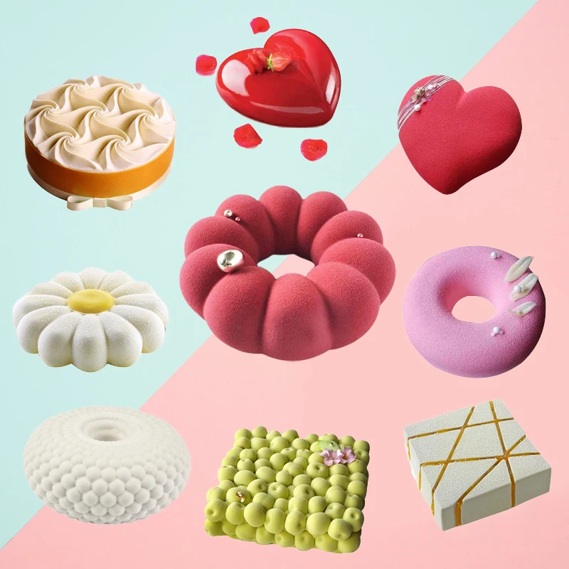 Кухонная пищевая посуда для выпечки 27 типов силиконовые формы торта десертная