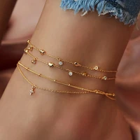 new bohemian anklet summer beach barefoot sandals anklet ankle female jewelry gift