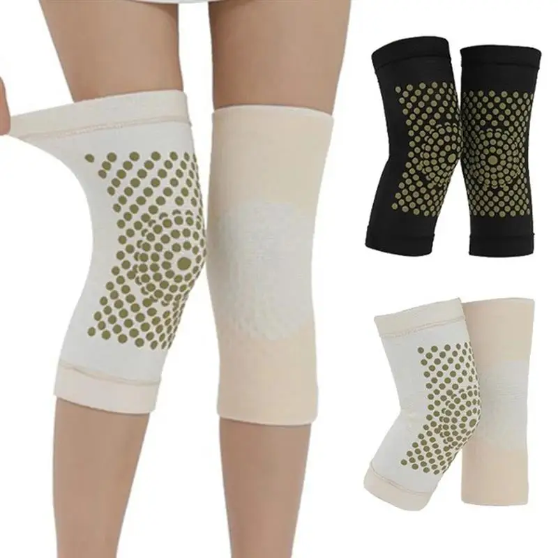 

2PCS Self Heating Support Knee Pad Knee Brace Warm for Arthritis Joint Pain Relief Injury Recovery Belt Knee Massager Leg Warmer