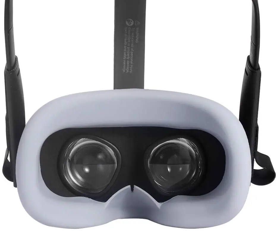 Гибкий силиконовый чехол для лица VR Сменный Набор Чехол для Oculus Quest все-в-одном VR игровая гарнитура