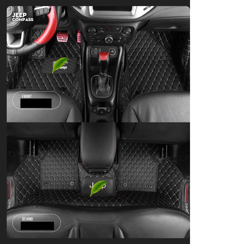 Lsrtw2017 автомобиль укладка коврики для jeep compass MP 552 аксессуары Авто ковров matten крышка