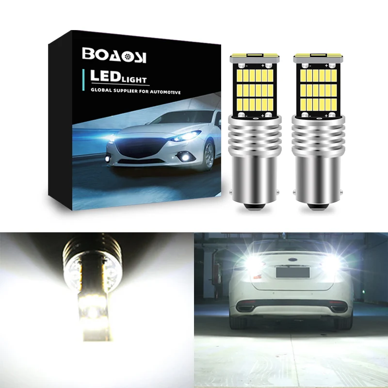 

2X P21W 1156 LED Canbus LED Bulb Car Reverse Lights For Peugeot 307 206 308 407 207 3008 2008 406 208