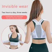 posture correction device with adjustable back support comfortable and breathable support for men and women posture support