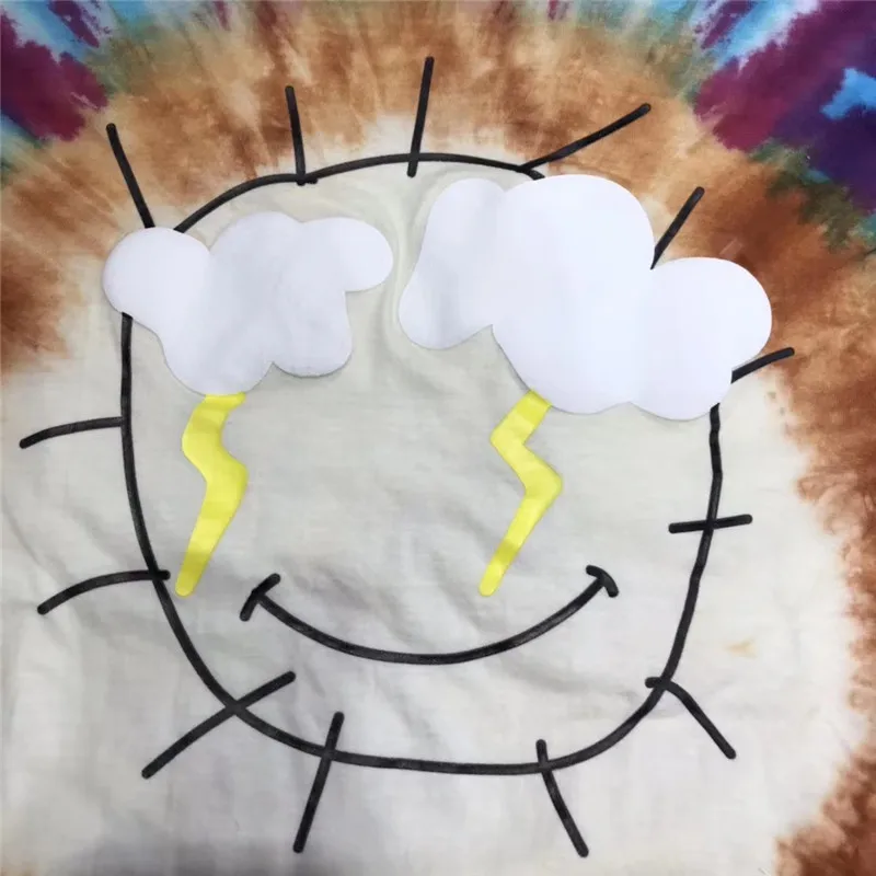 

2020ss Travis Scott Cactus Jack Stormi 2 Party Tie Dye Tee ASTROWORLD Men Women t-shirts