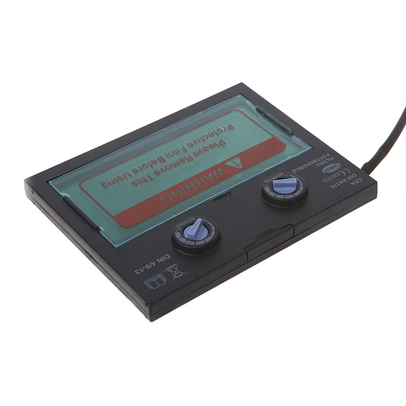 

Сварочный шлем с автоматическим затемнением, Очки сварщика, маска с фильтром, на солнечной батарее