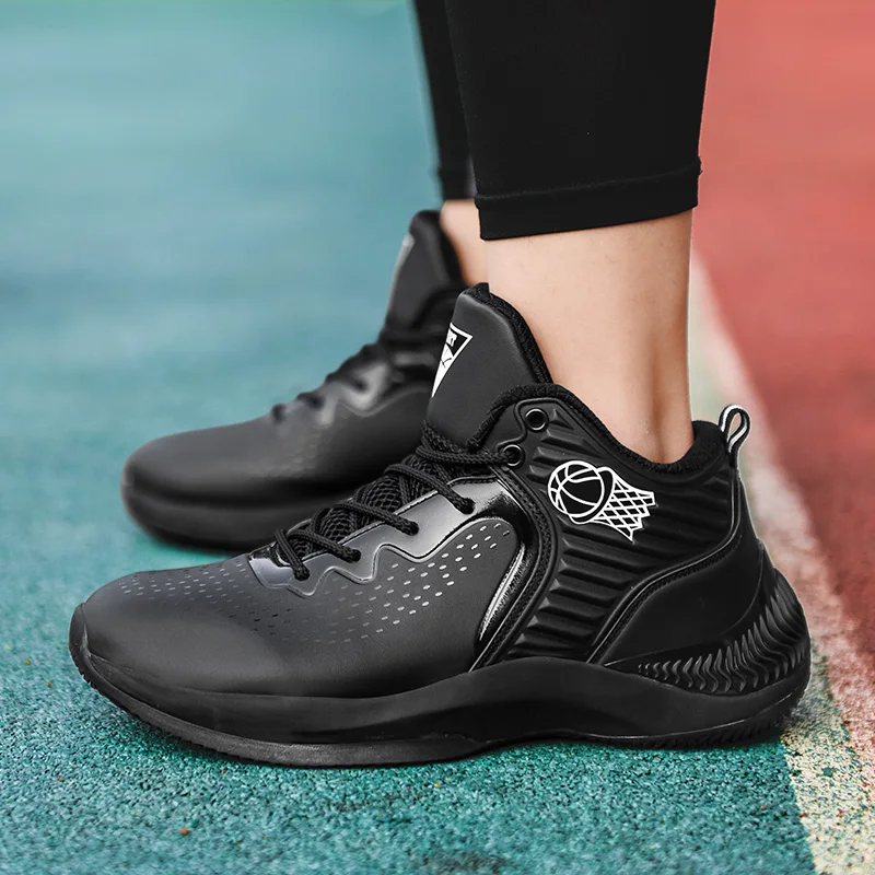 

New High Quality Basketball Shoes Men Training Basketball Sneakers Breathable Athletic Shoes Male High-top Outdoor Sport Sneaker