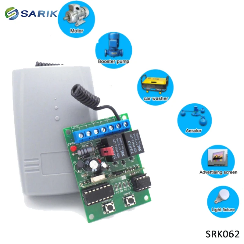 9 в 24 переменный/постоянный ток Все коды рабочий Универсальный 2 КАНАЛЬНЫЙ пульт