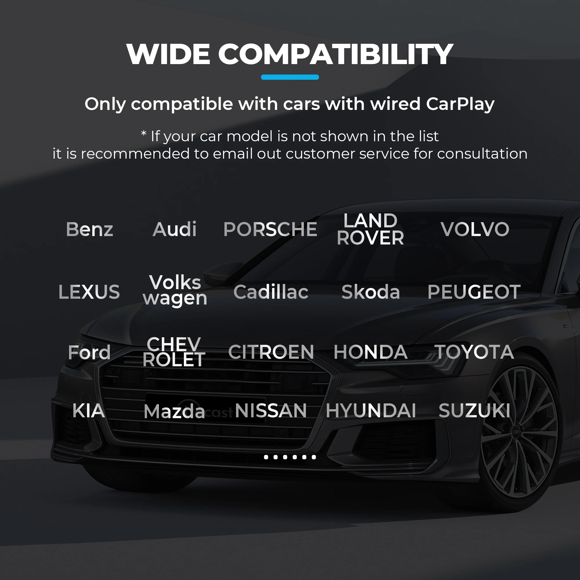 U2-Smart CarPlay AI коробка 4 ядра Гб + 32 ГБ Android Carplay адаптер мультимедийный плеер Зеркало