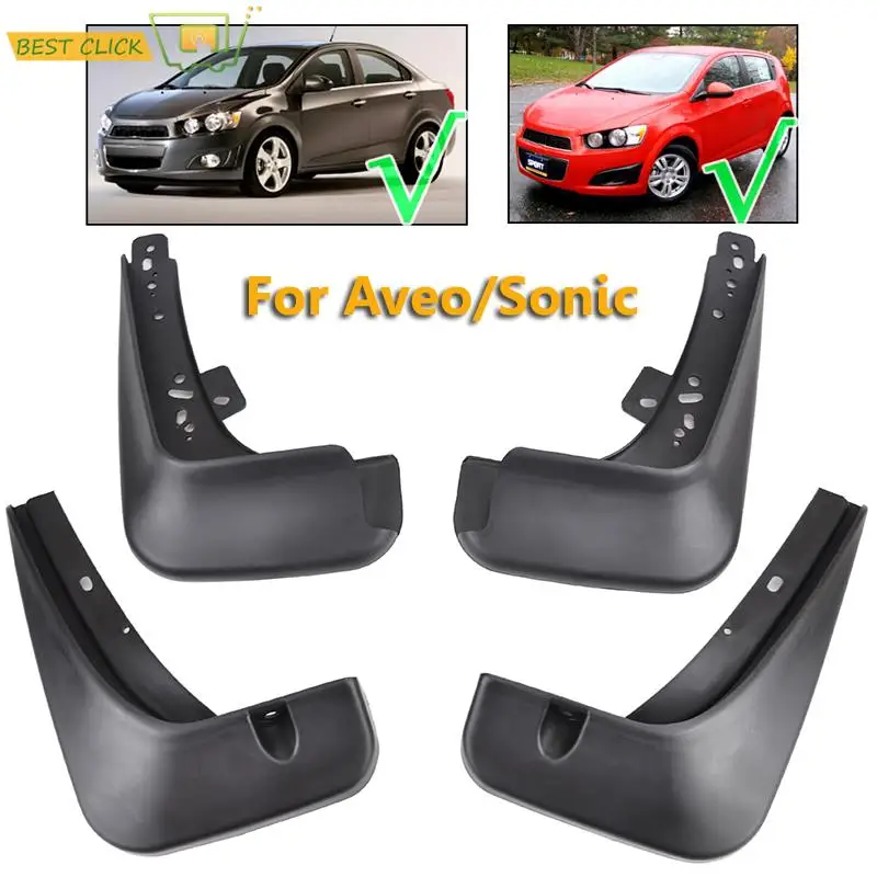 

Molded Mud Flaps For Chevrolet Aveo Sonic TM Barina 4Dr Sedan 2012 2013 2014 2015 2016 Mudflaps Splash Guards Mud Flap Mudguards