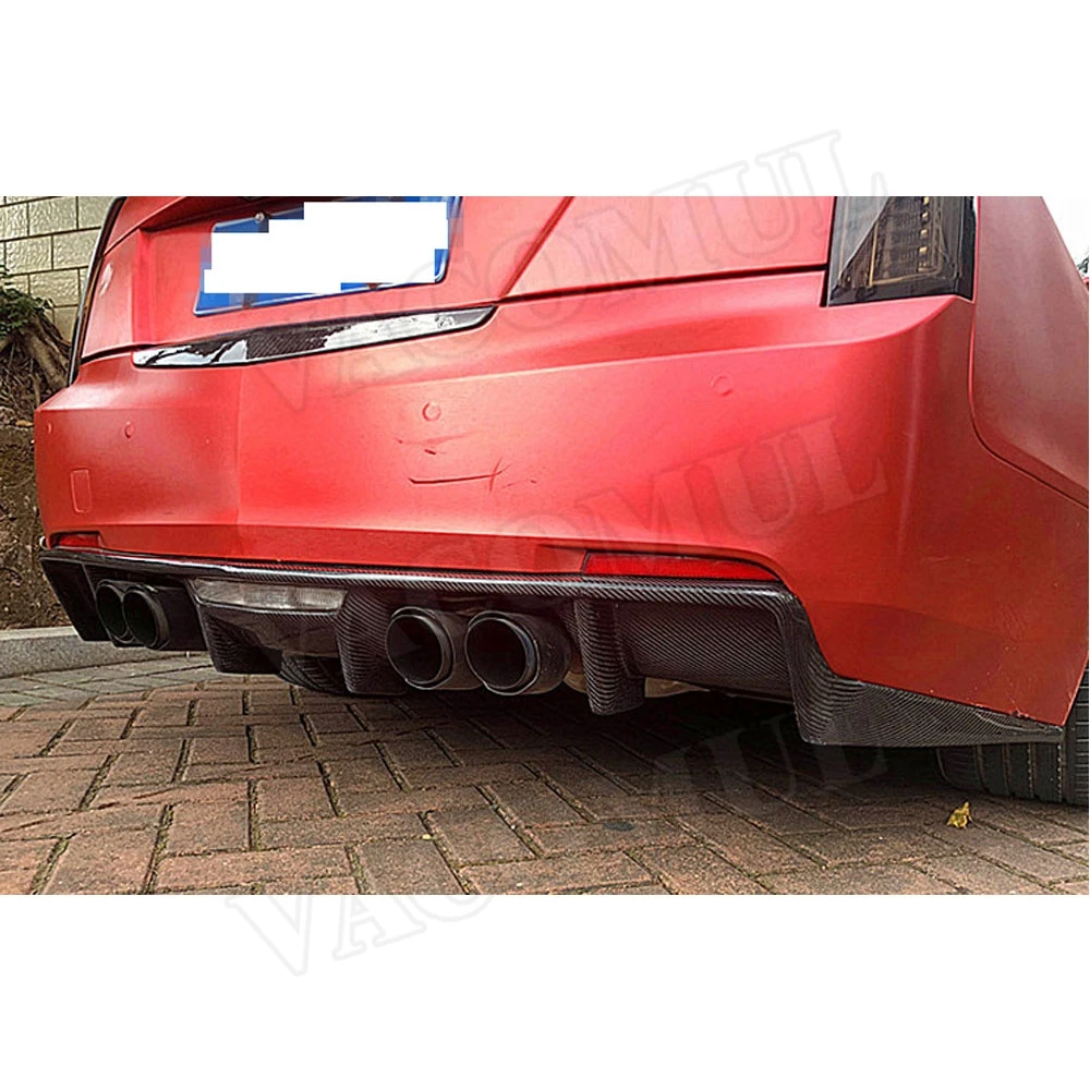 Высококачественный задний диффузор для губ из углеродного волокна разветвители