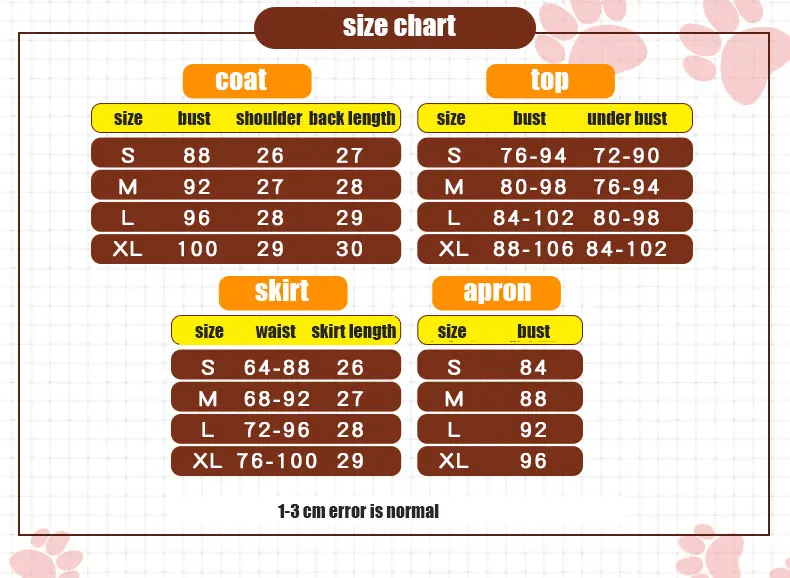 

Anime Nekopara Chocola Vanilla Cosplay Costume With Ears Tail Carnival Halloween Suit for women New