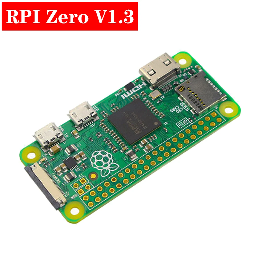 Raspberry Pi Zero с процессором 1 ГГц ОЗУ 512 Мб операционная система Linux видеовыход 1080P HD V1.3