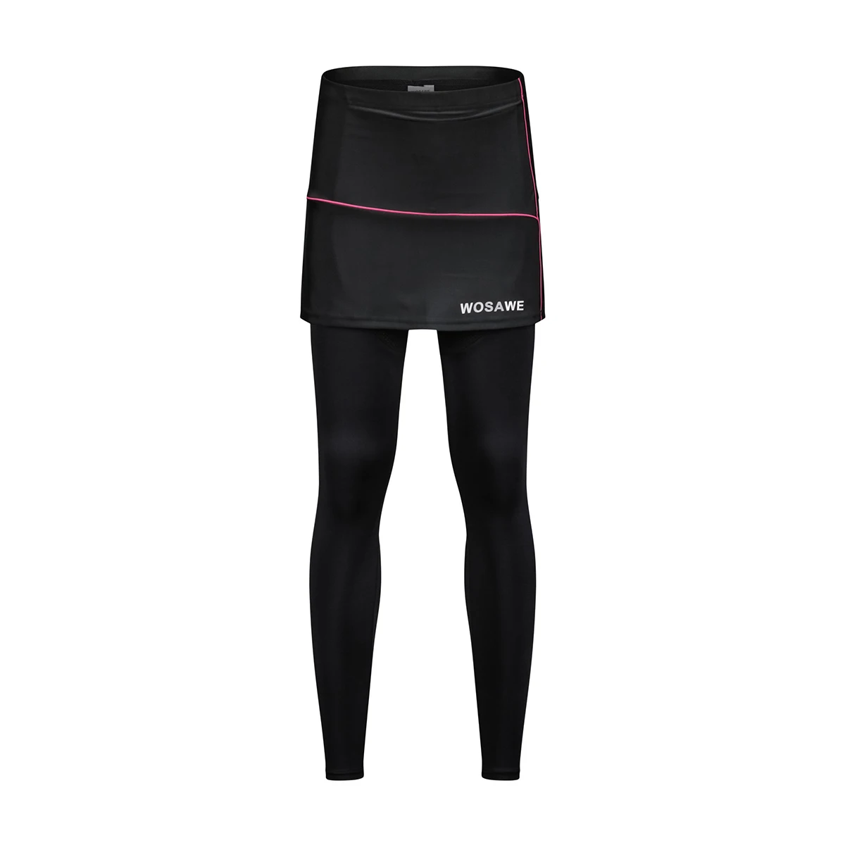 Pants with Skirt WOSAWE Женский комплект Джерси для велоспорта, одежда для велоспорта, одежда фиолетового цвета с длинным рукавом для горного велосипеда, велосипедный костюм Roupa ciclismo - Цвет: Pants with Skirt