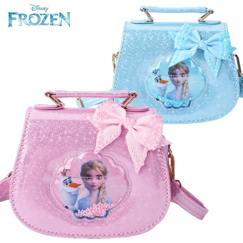 

Disney Frozen 2 Princess Girls PVC Handbag Messenger Bag Cartoon Elsa Shoulder Bag For Kids Fashion Shopping Bag Gifts