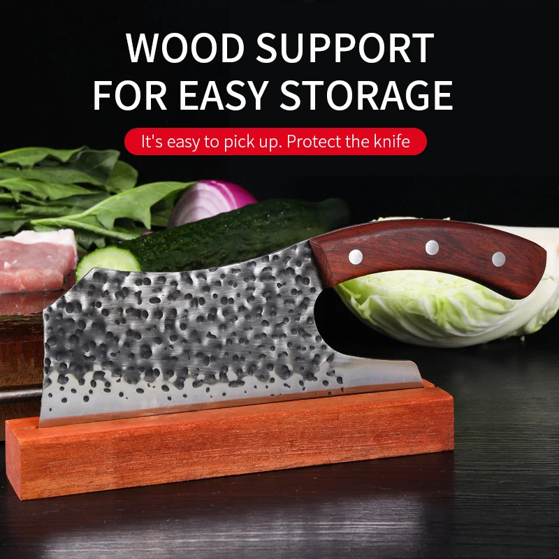 Новые кухонные ножи 7CR17 кованый китайский мясницкий нож из нержавеющей стали 8