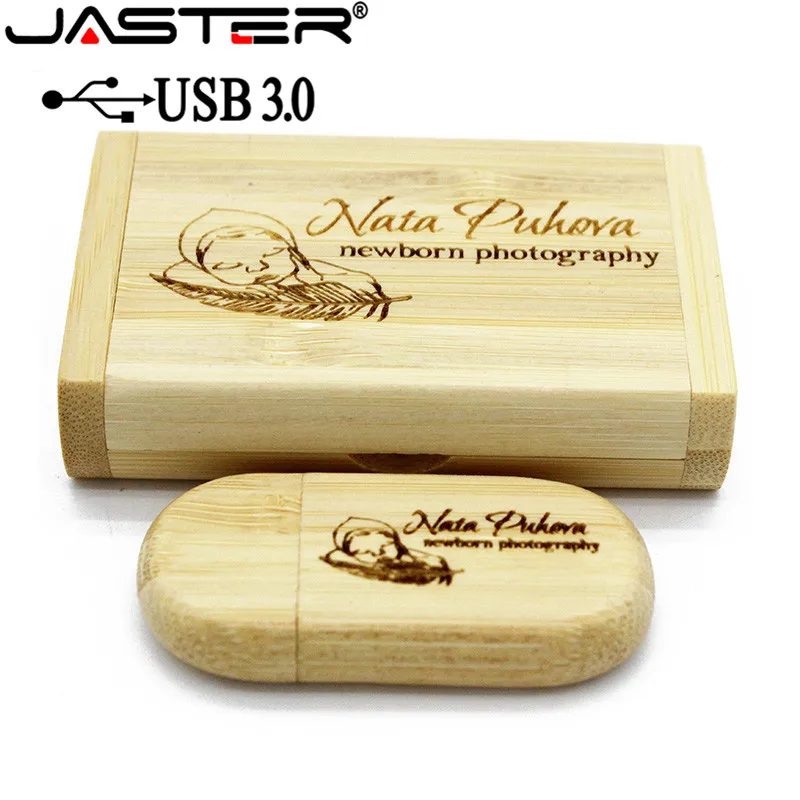 USB флеш накопитель JASTER в деревянном корпусе 4 ГБ 16 32 64 usb 3 0|logo pen drive|custom wooden usb32gb |