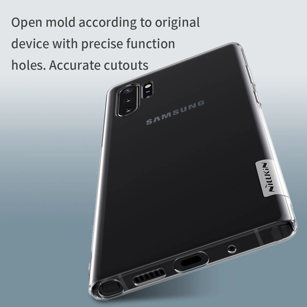 Nilkin для samsung Note 8 9 10 Plus 5G кейс чехол мягкий силиконовый TPU прозрачный чехол для samsung Galaxy Note 10+ Note10