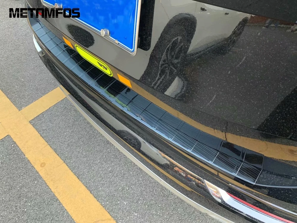 Для Volvo XC90 2016-2018 2019 2020 внешний задний бампер ног пластина задних ворот порога