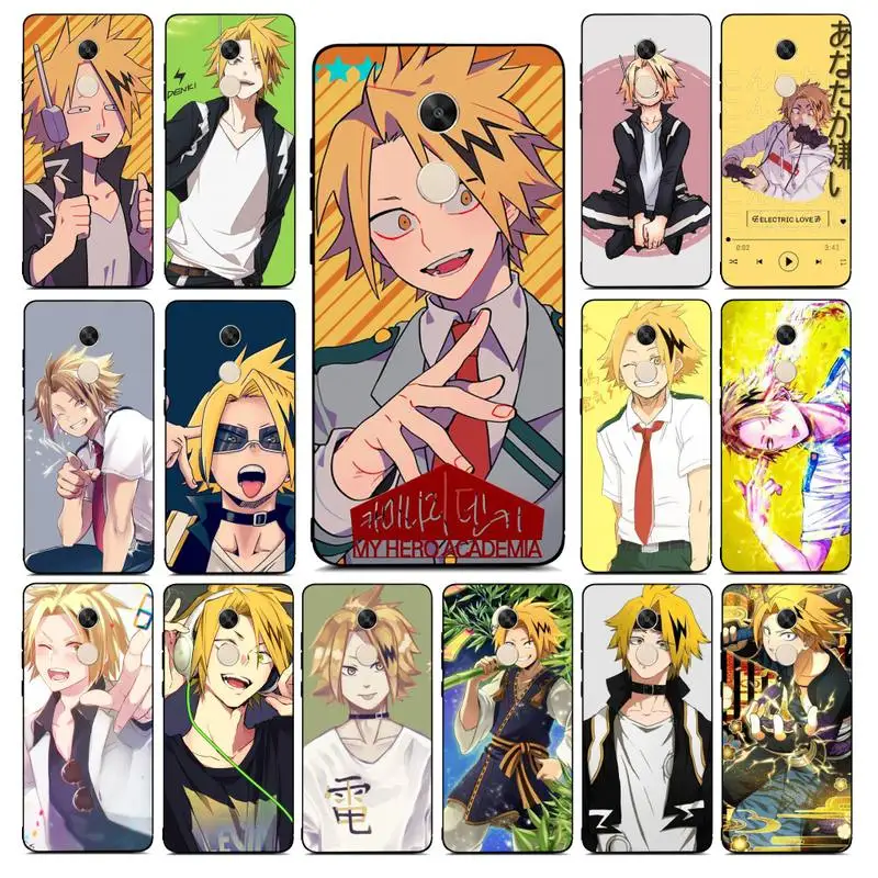 

YNDFCNB Denki Kaminari My Hero Academia Phone Case for RedMi note 4 5 7 8 9 pro 8T 5A 4X case