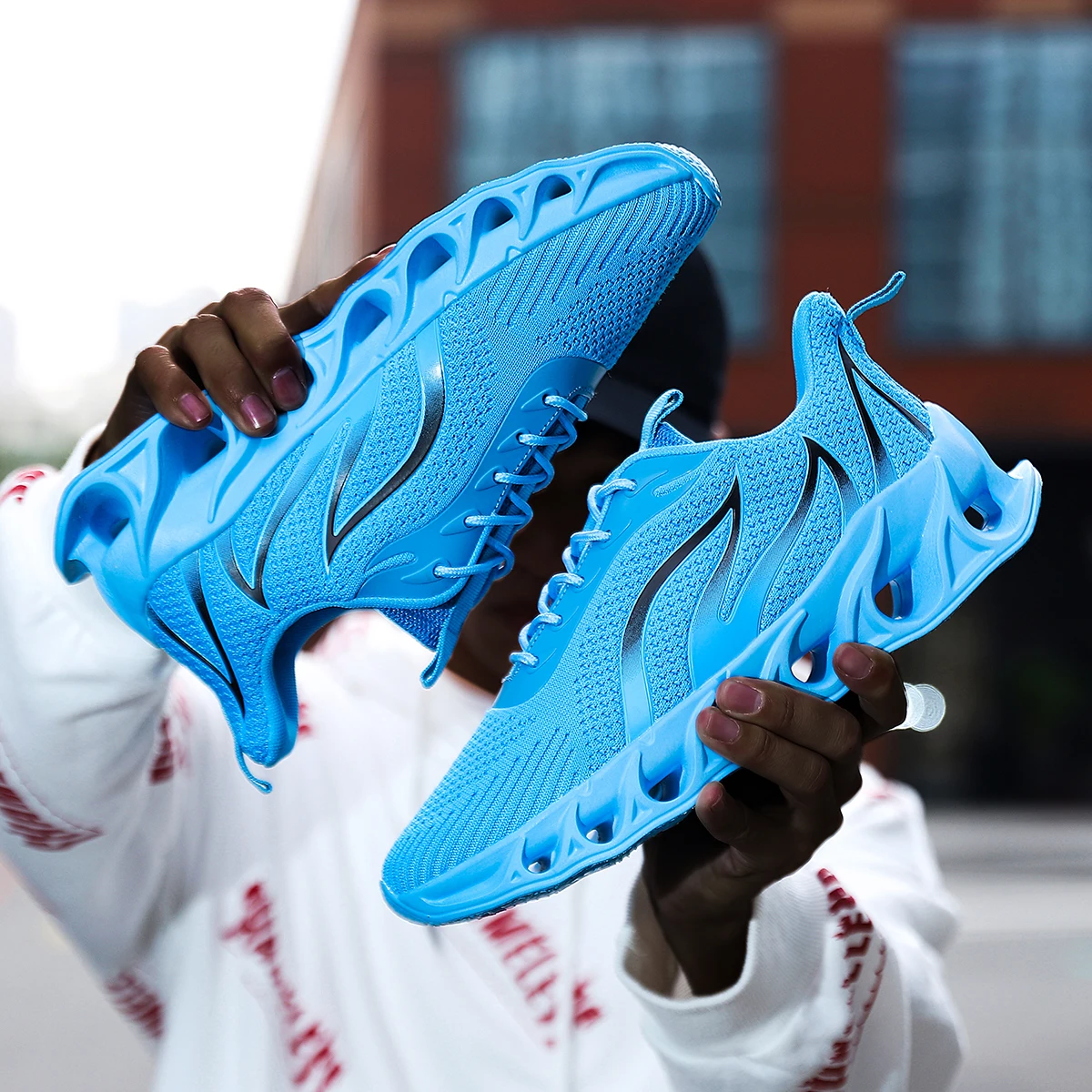 

Lightweight Men Sneakers Blade Shoes 2022 Fashion Trending Male Adult Breathable Sneakers Comfortable Sport Gym Shoes Casual EVA