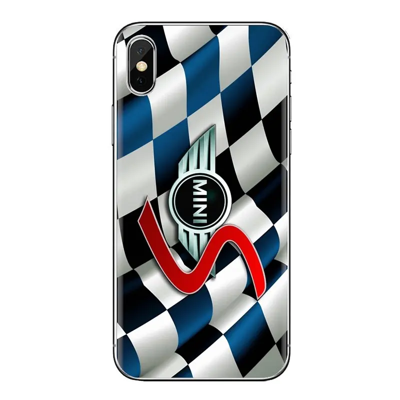 Silicone Cases Covers For Xiaomi Redmi 4A S2 Note 3 3S 4 4X 5 Plus 6 7 6A Pro Pocophone F1 UK mini cooper jcw logo Stripes Print |