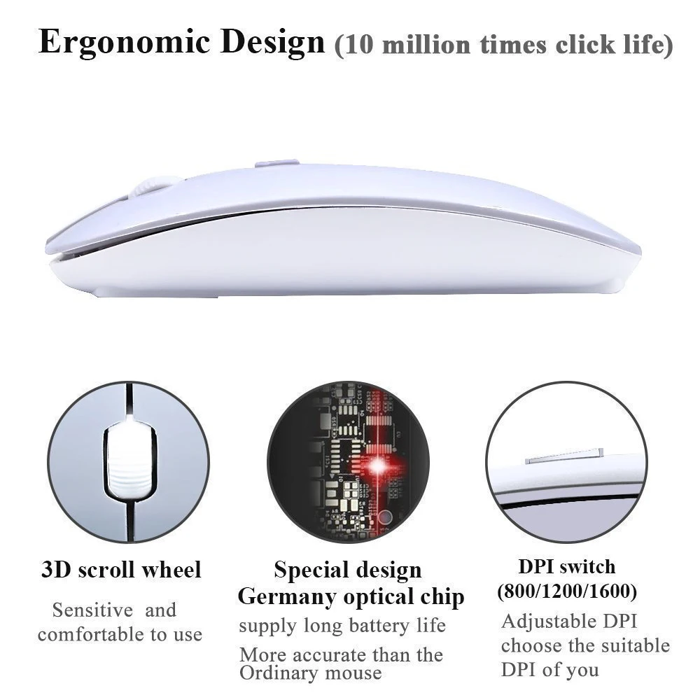 Мультимедийная портативная беспроводная клавиатура с русской раскладкой 2 4 ГГц -