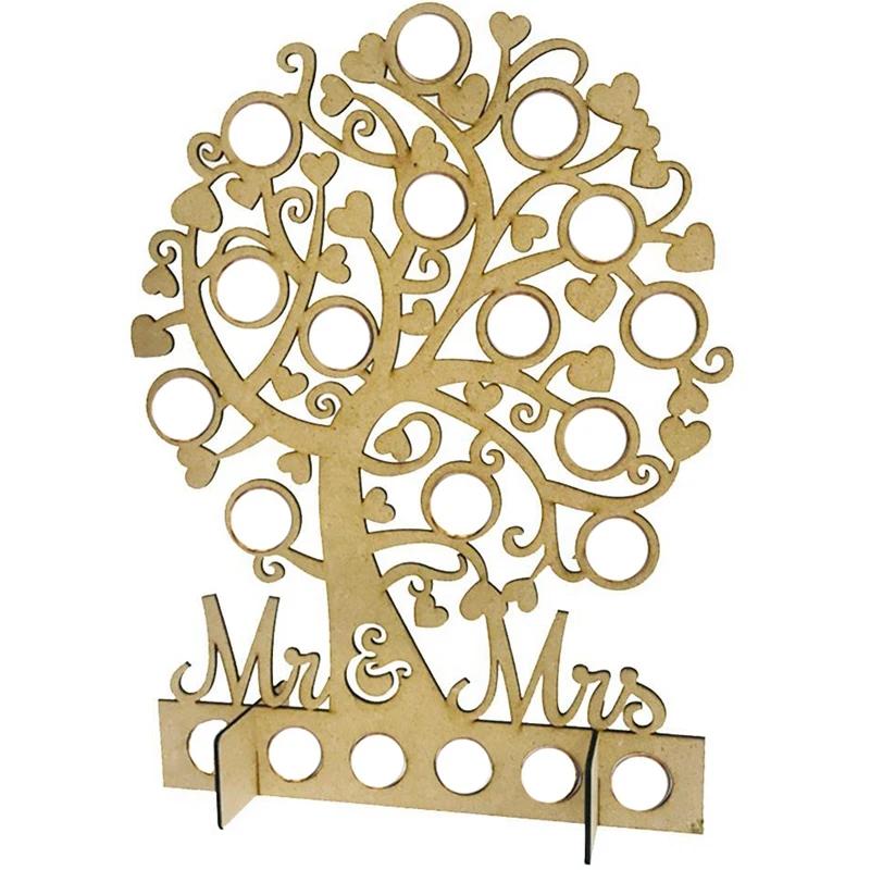 Свадебная любовь в форме сердца шоколадное дерево Свадебные гости шоколадный