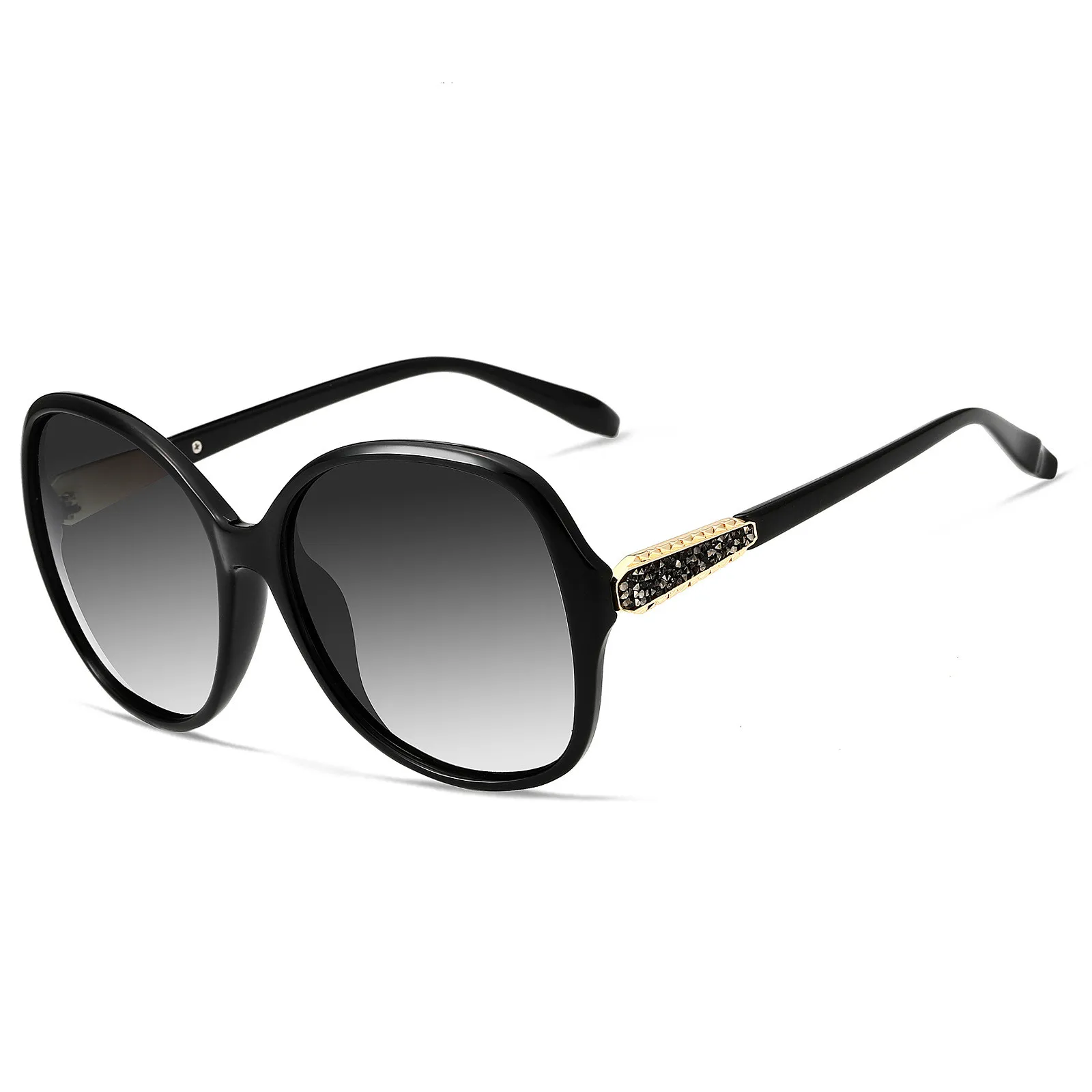 Роскошные модные солнцезащитные очки для женщин поляризационные уличные