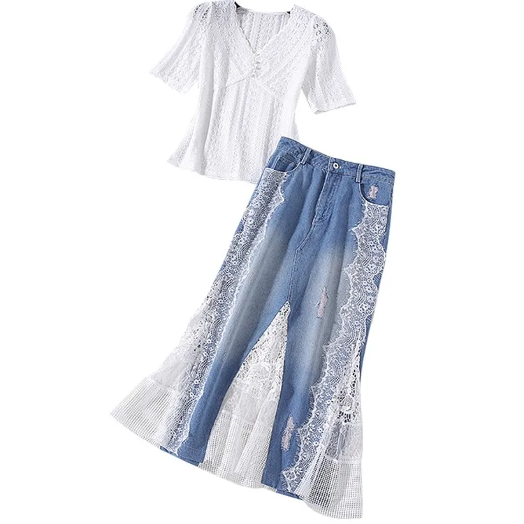 Модный дизайн комплект из 2 предметов для женщин летняя эластичная тонкая