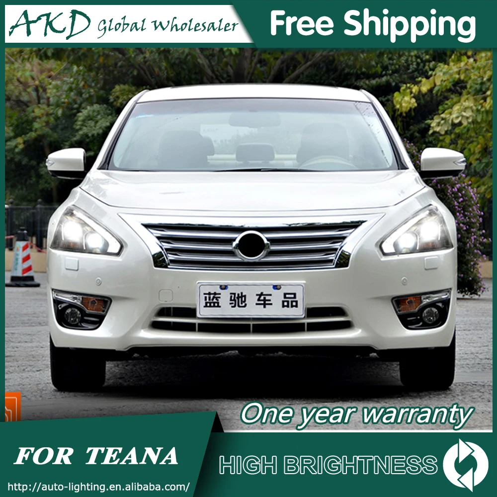 АКД Автомобиль Стайлинг для Nissan Teana фары 2013-2017 Новый Altima светодиодный DRL Bi Xenon