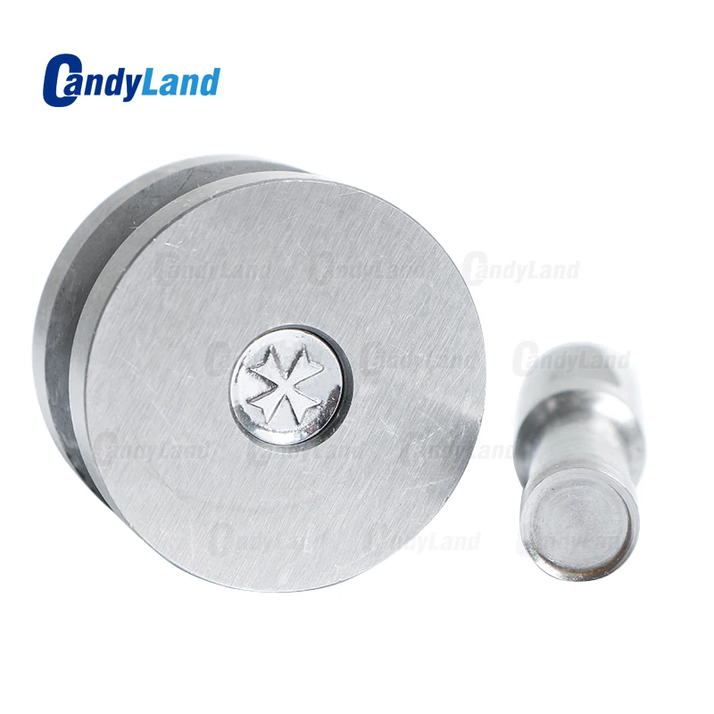 CandyLand Clover Milk Tablet Die 3D Punch Press Mold Candy Punching Custom Logo Calcium For TDP5 Machine | Инструменты