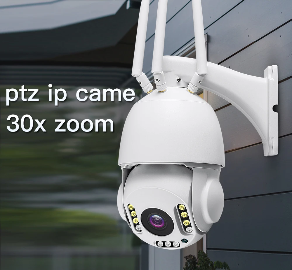 1080P HD беспроводная домашняя камера безопасности, уличная 3g 4G SIM карта PTZ WiFi IP камера 30X оптический зум, скоростная купольная камера видеонаблюдения
