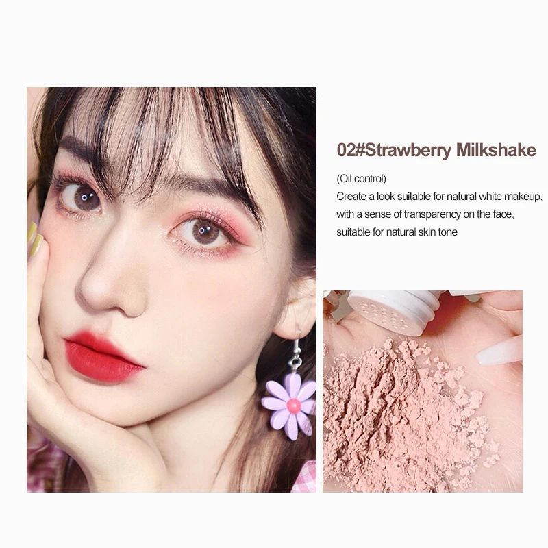 1 ПК Маленькая детская бутылочка рассыпчатого пудры с матирующим эффектом, долговременным консилером, водонепроницаемым прозрачным финишным покрытием TSLM1