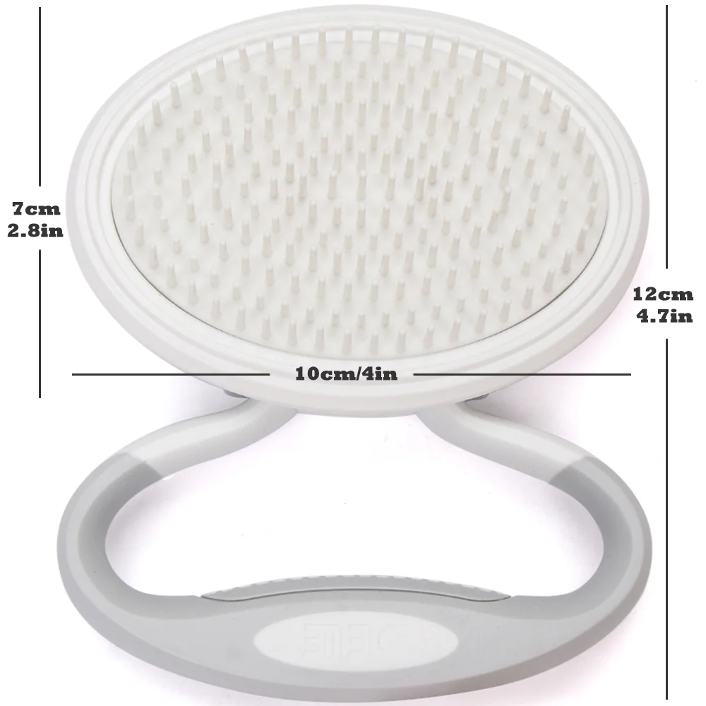 White Cat Brush Щетка для кошек для собак, средство для удаления шерсти домашних животных, гребень для ухода за кошками, щетка для ухода за собаками, щетка для чистки кошек, M017-S для уборки домашних животных - Цвет: White Cat Brush